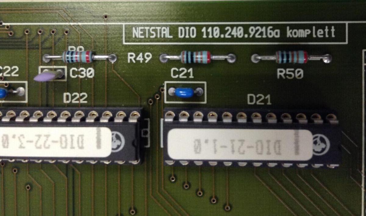 Used NETSTAL Circuit Board DIO 110.2409216A USED