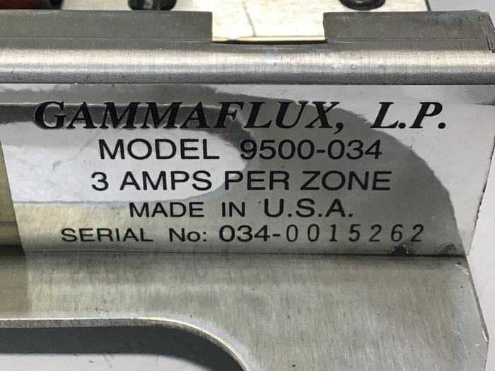 Used GAMMAFLUX 4 Zone 2 Card Control Module 9500-034 Used
