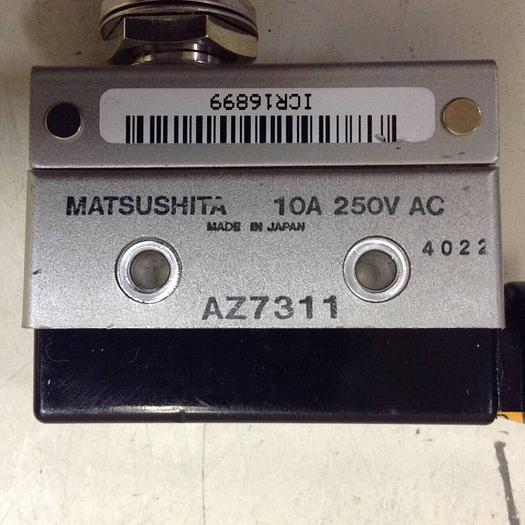 Used MATSUSHITA ELECTRIC Limit Switch AZ7311 #89294