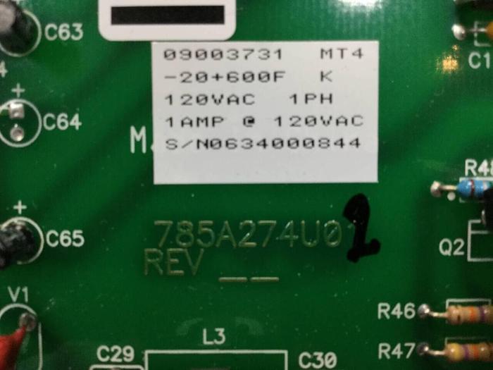 Used THERMAL CARE Circuit Board 785A274U02 Used