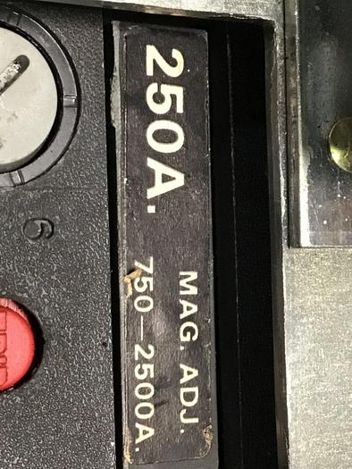 Used GENERAL ELECTRIC / GE 250 Amp Circuit Breaker TJJ436250WL #144658