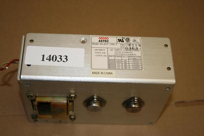 Used ASTEC AMERICA Power Supply ACV15D1.5 Used