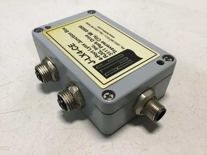 Used RJG INC. 4-Port Lynx Junction Box J-LX4-CE #133084