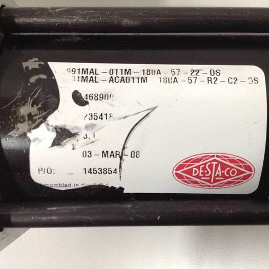 Used DESTACO Pneumatic Hold Clamp 991MAL-011M-180A-7-22-DS #90073