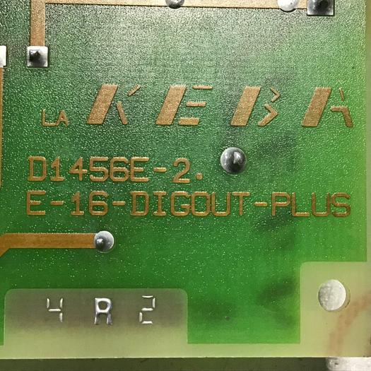 Used KEBA Engel Output Board E-16-DIGOUT-PLUS D1456E-2 Used