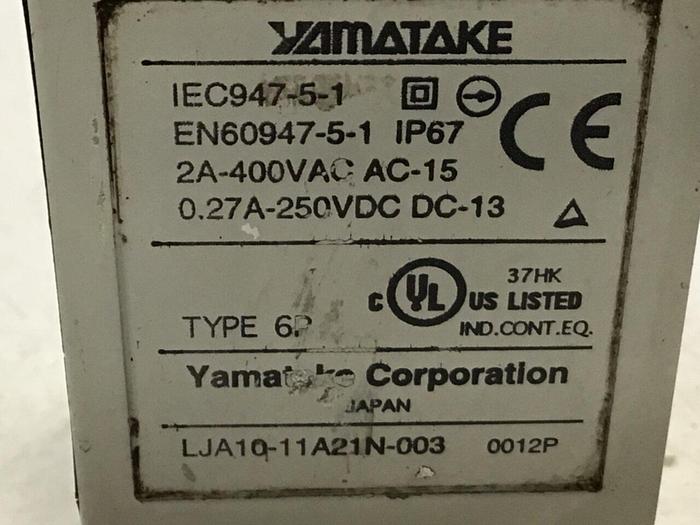 Used YAMATAKE Limit Switch LJA10-11A21N-003 #121747
