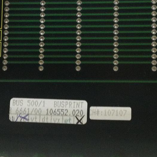 Used BACHMANN ELECTRONIC Slot Rack BUS 500/1 #86231