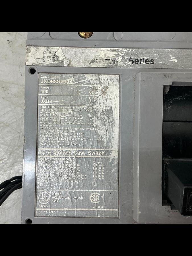 Used SIEMENS JXD63S400A