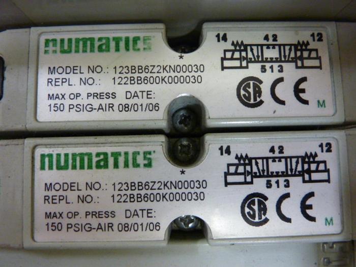 Used NUMATICS Manifold & Valves 239-1175 #52958