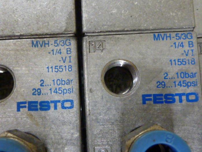 Used FESTO Control Block / Valve Terminal IFB8-02 #52833