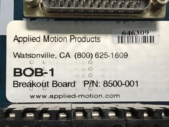 Used APPLIED MOTION PRODUCTS Circuit Board BOB-1 8500-001 #120205