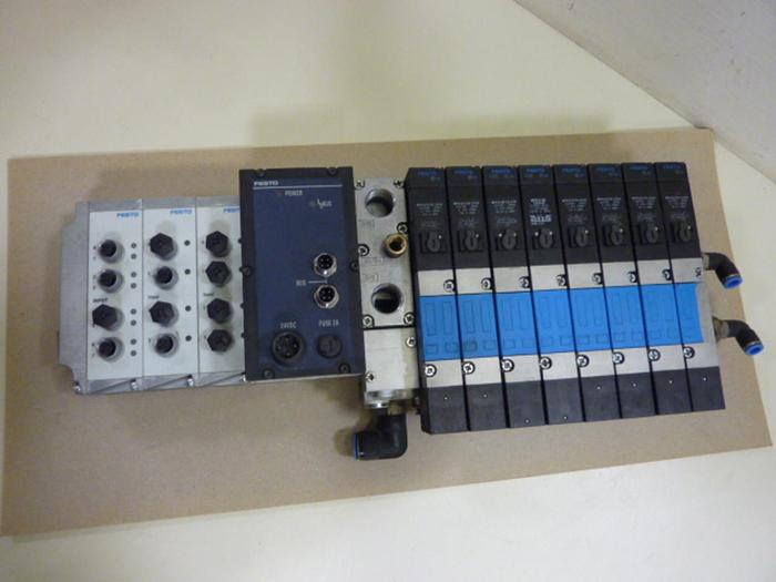 Used FESTO Control Block w/ Valves IFB8-03 #52681