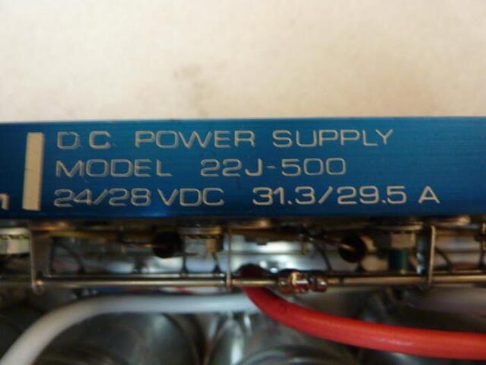 POWERTEC INDUSTRIAL MOTORS INC Power Supply 22J-500 #30290