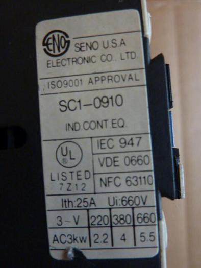 Used SENO ELECTRONIC CO. Relay SC1-0910 #26818