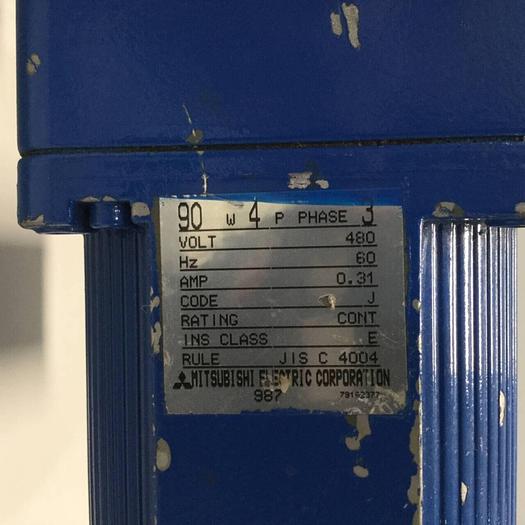 Used MITSUBISHI Gearmotor w/ Feed Throat Slide GM-JW USED