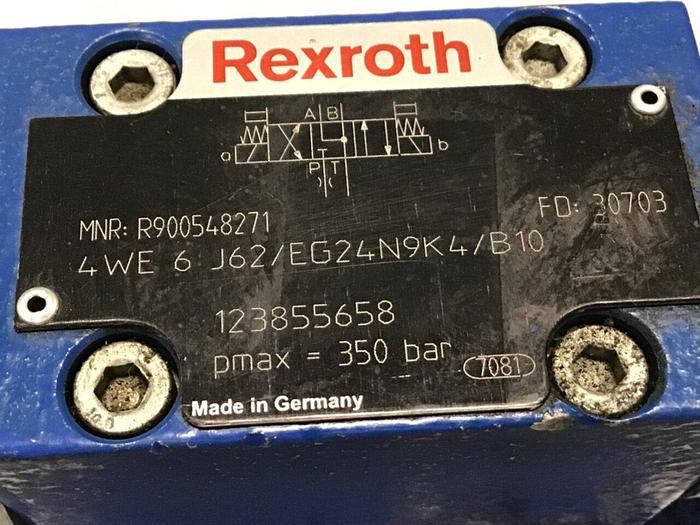 Used REXROTH Valve 4WE6J62/EG24N9K4/B10 Used