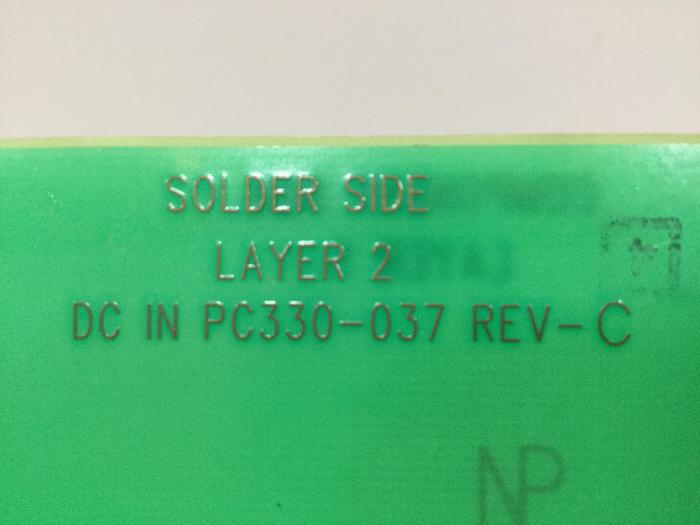 Used VAN DORN DC Input Board 330037 PC330-037 Used