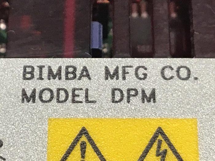 Used BIMBA Digital Panel Meter DPM #129876
