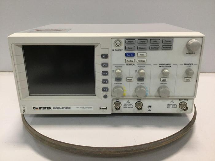 Used GW INSTEK Digital Storage Oscilloscope GDS-2102 #107324