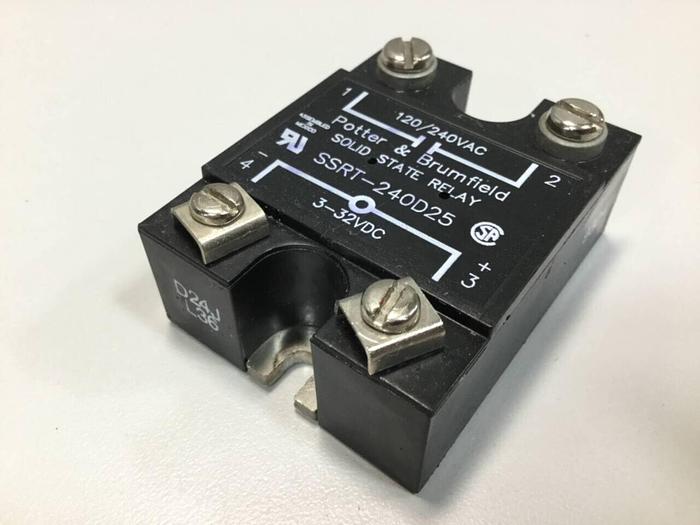 Used POTTER & BRUMFIELD Solid State Relay SSRT-240D25 #98072