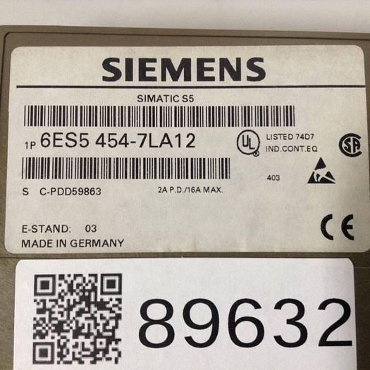 Used SIEMENS Digital Output Module 6ES5 454-7LA12 #89632