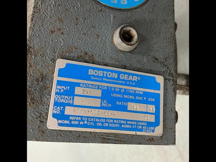 Used BOSTON GEAR F718-60S-B5-H 77