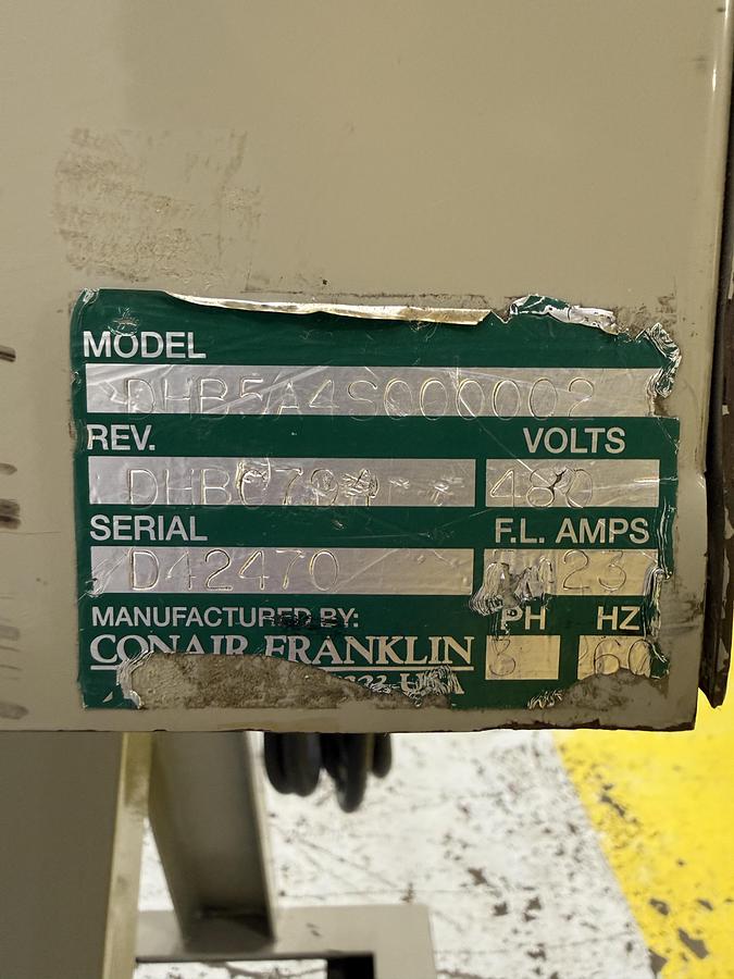 Used CONAIR FRANKLIN Desiccant Dryer DHB5A4S000002 USED #152540