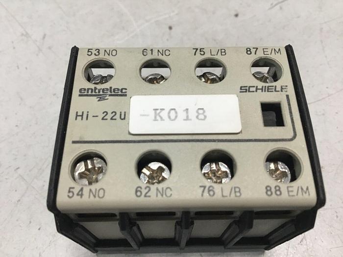 Used ENTRELEC Relay HI-22U-K018 Used