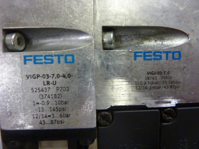 Used FESTO Control Block / Valve Terminal IFB13-03 Used