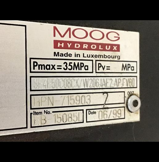 Used MOOG Servo Valve HPN-715903 USED