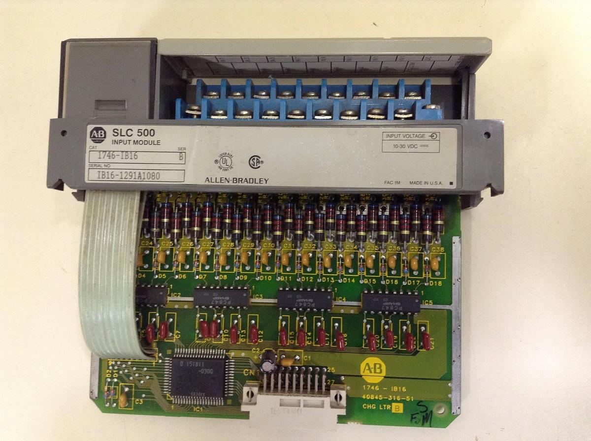 Used ALLEN BRADLEY Input Module 1746-IB16 SER B Used