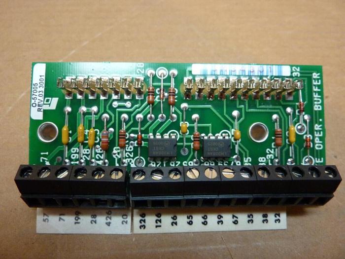 Used RELIANCE ELECTRIC Adapter PC Board O-57005 #23176