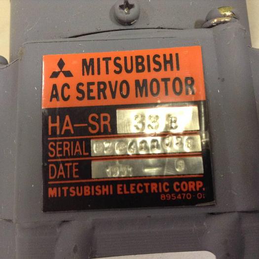Used MITSUBISHI AC Servo Motor HA-SR33B Used