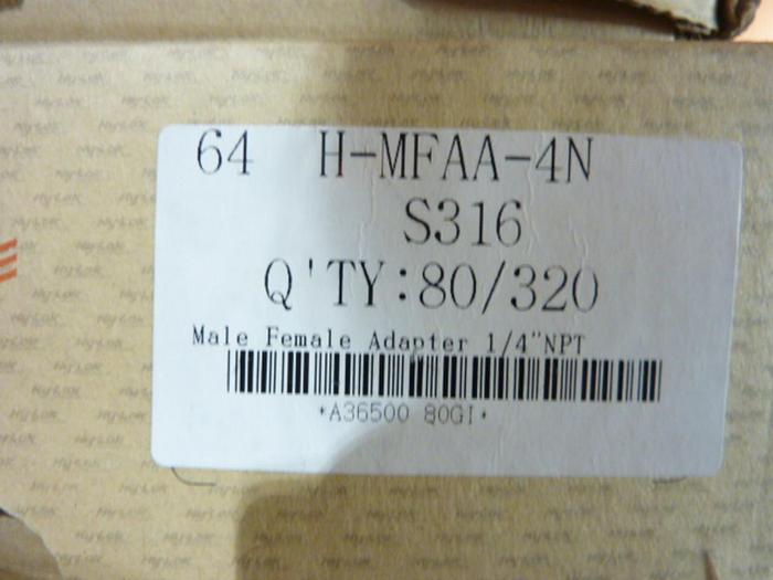 HY-LOK Adapter H-MFAA-4N #41548
