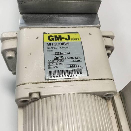 Used MITSUBISHI Gearmotor w/ Feed Throat Slide GM-JW USED