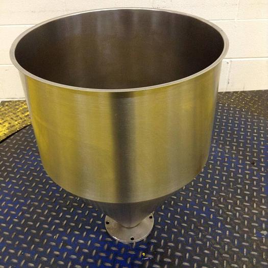 Used METAL FABRICATOR Stainless Steel Hopper HOPPER976 #78976