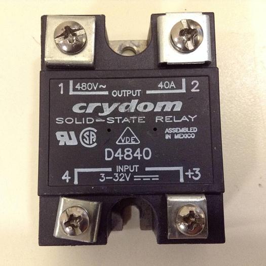 Used CRYDOM Solid State Relay D4840 #84478