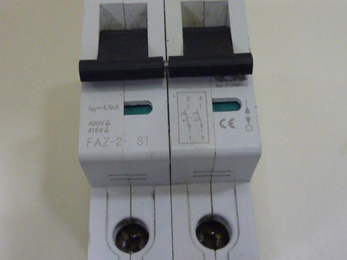 Used MOELLER Circuit Breaker FAZ-2-S1 #63779