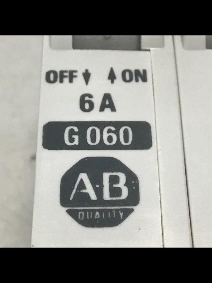 Used ALLEN BRADLEY Circuit Breaker 1492-CB2/G060 SER B USED