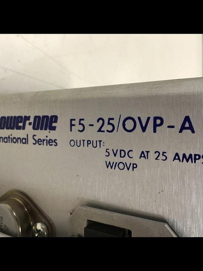 Used POWER-ONE Power Supply F5-25/OVP-A Used 