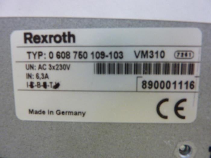 Used REXROTH Power Supply 0 608 750 109-103 Used