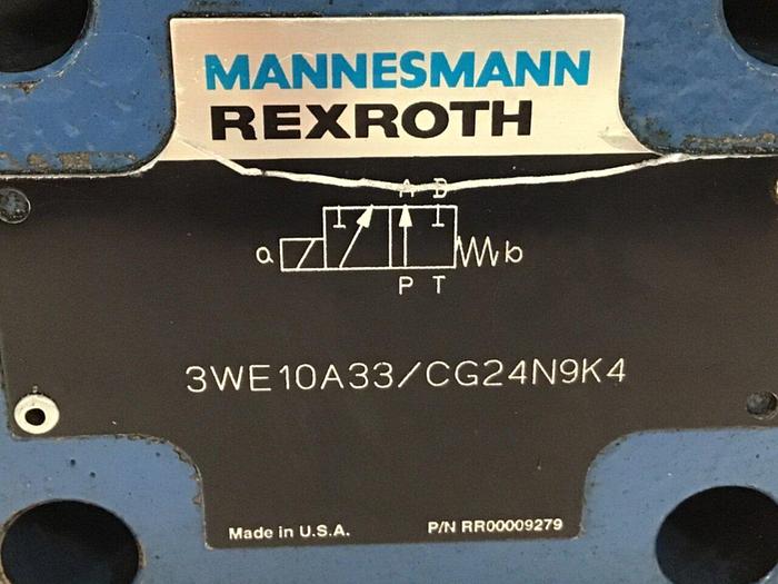 Used REXROTH Valve 3WE10A33/CG24N9K4 Used #144587