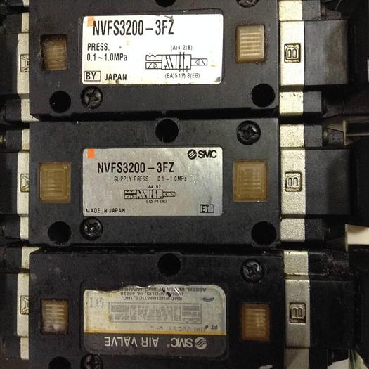 Used SMC Control Block w/ Valves NVFS3200-3FZ #71441