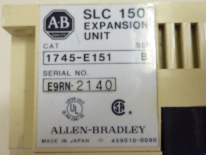 Used ALLEN BRADLEY Expansion Module 1745-E151 SER B #55095