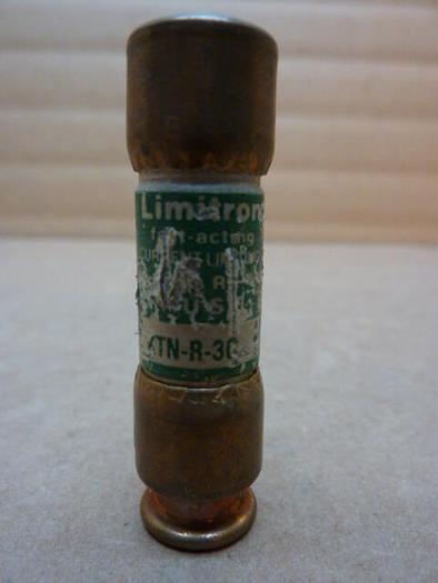 Used LIMITRON 30 Amp Fuse KTN-R-30 #27811