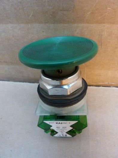 Used ALLEN BRADLEY Mushroom Push Button PB133 GREEN #22133