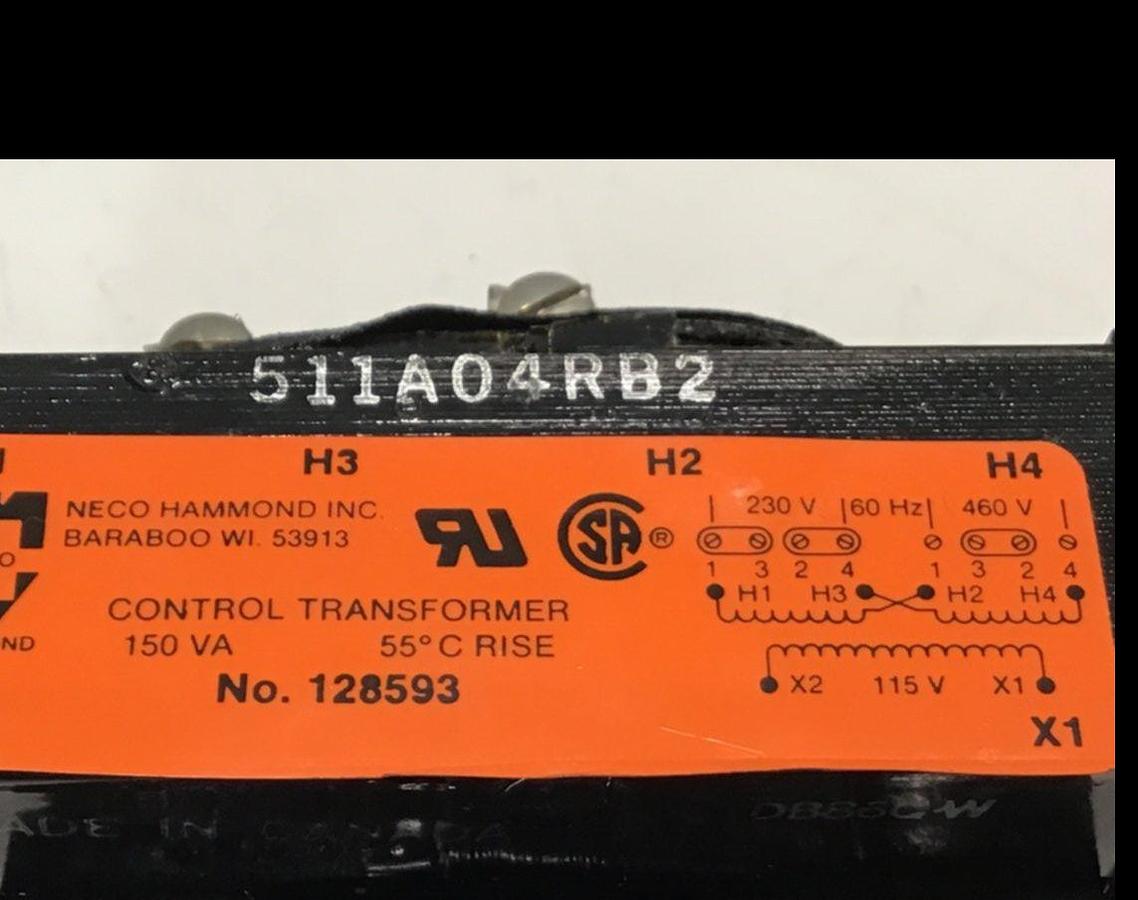 Used NECO HAMMOND 0.15 kVA Transformer 128593 Used