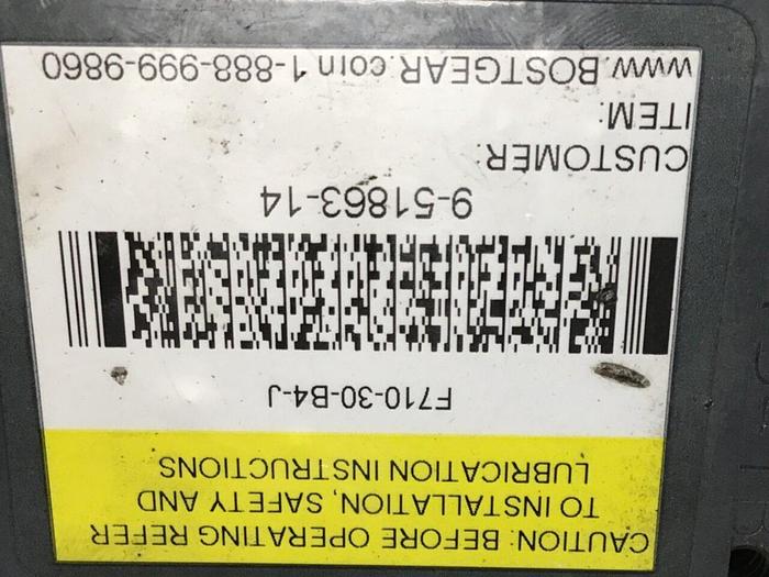 Used BOSTON GEAR Gearmotor F71030B4J #119461