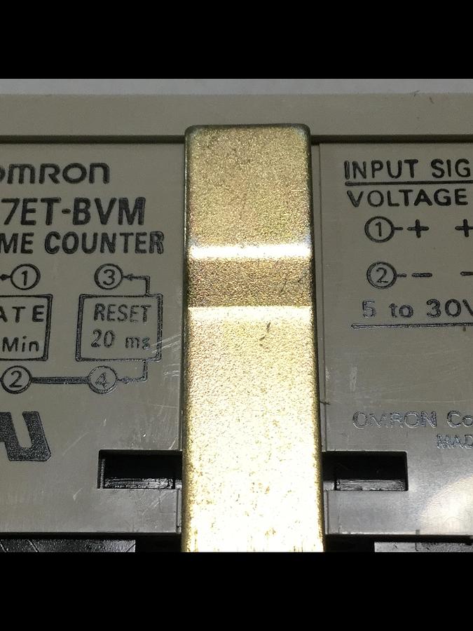Used OMRON Time Counter H7ET-BVM USED