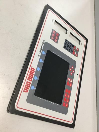 Used VAN DORN Operator Panel Face Plate PATHFINDER CRT-B PANEL #103365
